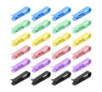 JTMKYO 24 Pieces Of Garbage Can Clips, Garbage Bag Fixing Clips, Plastic Clips, Garbage Can Accessories, And Household Supplies.