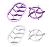 JTMKYO 4 Pieces Bread Pressing, Diy Bread Accessories, Plastic Cake Molds, Baking Tools, Kitchen Supplies.