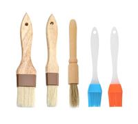 JTMKYO 5 Pieces Of Cooking Brush, Barbecue Brush, Dipping Applicator, Kitchen Supplies, Multi-Function Cooking Tools.