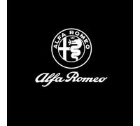 JTMLGDPA Car Welcome Light 2Pcs Door Projector Lights For Alfa Romeo 8C Spider 2009-2010,LED HD Logo Induction Decorative Lamp Puddle Shadow Lamp,B