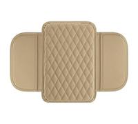 JTNDSHDP Car Centre Console Armrest Cover for BMW I4 G26 2021-2023,Anti-Scratch Armrest Seat Box Cover Mat Armrest Cushion Pad Interior Accessories,A-Khaki