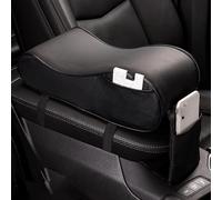 JTNDSHDP Car Centre Console Armrest Cover for Mitsubishi Outlander 2008-2012,Anti-Scratch Armrest Seat Box Cover Mat Armrest Cushion Pad Interior Accessories,A-Black