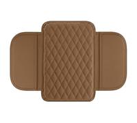 JTNDSHDP Car Centre Console Armrest Cover for Mitsubishi Outlander(5seats) 2019-2023,Anti-Scratch Armrest Seat Box Cover Mat Armrest Cushion Pad Interior Accessories,A-Light Brown