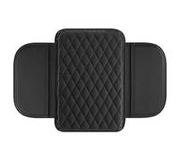 JTNDSHDP Car Centre Console Armrest Cover for Nissan Qashqai J11 2015-2023,Anti-Scratch Armrest Seat Box Cover Mat Armrest Cushion Pad Interior Accessories,A-Black