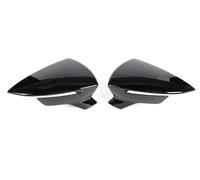 JTNDSHDP Car Mirrors Replacement Covers for Seat Ibiza 6F V KJ1,Wing Mirror Cover Caps Side Rearview Mirror Cover Cap Housing Car Accessories,Gloss Black