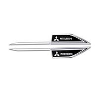 JTNDSHDP Car Side Emblem Stickers for Mitsubishi Outlander,Vehicle Badge Decals Auto Side Badge Stickers Car Emblems Accessories Car Decals Sticker