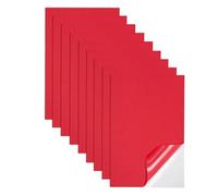 Jtnohx Adhesive Eva Foam Sheets 9Pcs Sticky Foam Paper for Crafts Red