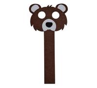 Jtnohx Animal Bookmarks for Kids, Brown Bear Book Marks, 8 Pcs Felt Book Page Markers, Reading Accessories for Book Lovers Students Teachers School Home Classroom