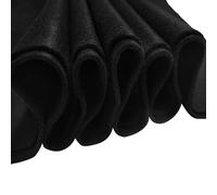 Jtnohx Colour Felt Fabric, 1.4mm Felt Sheets for Crafts, 90x90cm Soft Craft Fabric for Art and Sewing Projects(Black)
