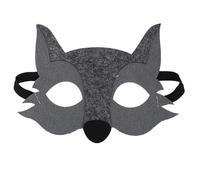 Jtnohx Felt Animal Masks, 10 Pcs Halloween Mask for Kids, Animal Costume for Birthday Party Supplies (Wolf Mask)