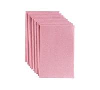 Jtnohx Glitter Felt Fabric, 10pcs Solid Glitter Felt Sheets, 20x30cm Fabric Square for Craft, DIY Material for Holiday Greeting Festival Party Projects(Pink)