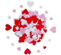Jtnohx Heart Foam Stickers, Self Adhesive Heart Shapes, 4 Sizes Assorted Size Foam Hearts for Crafts Kids Scrapbooking, Christmas Day, Valentine Day, Halloween Day, Thanksgiving Day, Easter Day