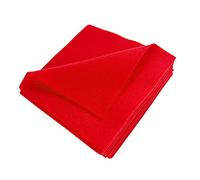 Jtnohx Soft Felt Fabric, Colour Felt Sheets for Crafts, 1.4mm Thick Flexible Craft Fabric for Handwork DIY Projects 15x15cm(Bright red)