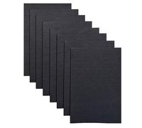 Jtnohx Stiff Felt Fabric for Crafts, 2mm Thick Colour Felt Sheets, 8 Pcs 20x30cm Craft Fabric for Sewing & DIY Projects(Black)