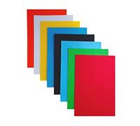 Jtnohx Stiff Felt Fabric for Crafts, 2mm Thick Colour Felt Sheets, 8 Pcs 20x30cm Craft Fabric for Sewing & DIY Projects(Blue Green Series)