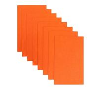 Jtnohx Stiff Felt Fabric for Crafts, 2mm Thick Colour Felt Sheets, 8 Pcs 20x30cm Craft Fabric for Sewing & DIY Projects(Orange)