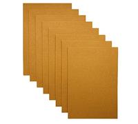 Jtnohx Stiff Felt Fabric for Crafts, 2mm Thick Colour Felt Sheets, 8 Pcs 20x30cm Craft Fabric for Sewing & DIY Projects(Brown)