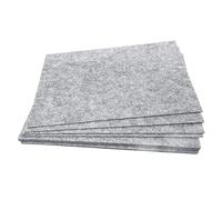 Jtnohx Stiff Felt Sheets, Colour Felt Fabric, 12pcs 2mm Thick Fabric for Crafts, 17,78×28,7cm Square Sheets for Sewing & DIY Projects (Grey)