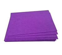 Jtnohx Stiff Felt Sheets, Colour Felt Fabric, 12pcs 2mm Thick Fabric for Crafts, 17,78×28,7cm Square Sheets for Sewing & DIY Projects(Purple)