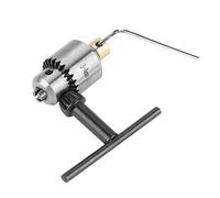 JTO Chuck Mini 0.3-4mm Taper Mounted Drill Chuck with Key Wrench Metal Material Adjustable Tightness for Lathe Electric Drill