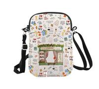 JTOUK 40s Romance Comedy Movie Inspired Tote Bag You've Got Mail Book Lovers Gift for Movie Fans (Corner CR EU)
