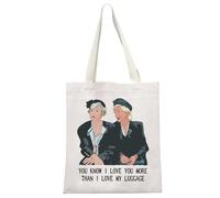 JTOUK 80s Movie Inspired Gift You Know I Love You More Than My Luggage Tote Bag For Magnolias Movie Fans (Luggage Tote EU)