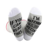 JTOUK 90S TV Show Inspired Gift SVU Fan Gift Law Detective Team TV Show Socks for Crime Show Lovers (L, Watching SVU EU)