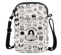 JTOUK ACOTAR Inspired Gift Velaris City of Starlight Crossbody Bag SJM Book Fans Gift for Fantasy Book Lovers (Velaris CR EU)