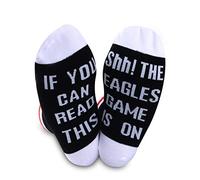 JTOUK American Football Gift Football Fans Gift Funny Birthday Gift Novelty Football Socks (Eagles)