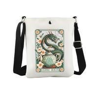 JTOUK Anime Dragon Tea Crossbody Bag Tarot Card Dragon Gift for Anime Fan (Tarot Dragon CB EU)