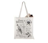 JTOUK Anne Boleyn Gift Henry Viii Wife Gift Tudor Tote Bag Tudor Queen Gift Anne Boleyn Fans Gift British History Gift (Anne Boleyn Tote EU)