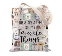 JTOUK Anne Novel Inspired Tote Bag Literary Gift Bookish Bookworm Merch Literature Novelist Gift (Favorite Anne Tote EU)