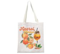 JTOUK Aperol Gift Aperol Spritz Themed Gift Cocktail Gift Aperol Please Tote Bag Italian Summer Spritz Gift (Aperol Please Tote EU)