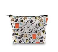 JTOUK Archeology Graduation Survival Kit - Makeup Travel Bag Appreciation Gift for Excavator Women (Archeologist Bag EU)
