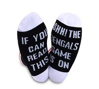 JTOUK Bengals Socks If You Can Read This The Game Is On Football Gift Funny Birthday Gift