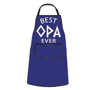 JTOUK Best Opa Ever Kitchen Apron Father’s Day Gift German Germans Grandpa Gift Opa Pride Gift for Daddy Papa Dad (Best Opa Apron EU)