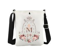 JTOUK Bible Verse Inspired Crossbody Bag Catholic Christian Saint Gift Jesus Gift Marian Catholic Gift Immaculate heart of Mary Gift (O Mary CB EU)