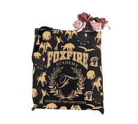 JTOUK Book Lover Gift Foxfire Academy Keeper Of The Lost Cities Bookish Tote Bag (Foxfire Tote EU)