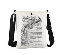 JTOUK Bookish Gift Pride Prejudice Crossbody Bag Jane Literary Gift for Book Lover (Pride CB EU)