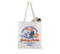 JTOUK British Cartoon Inspired Tote Bag Granny Mobile Gift Grouchy Grannies Gift for Fans (Granny Mobile Tote EU)