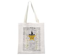 JTOUK Broadway Musical Gift Hamilton Inspired Gift Hamilton Merch History Has Its Eyes On You Musical Tote Bag (Eyes On You Tote EU)