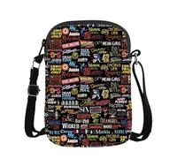 JTOUK Broadway Musical Theatre Crossbody Bag Theatre Lover Gift Drama Theatre Gift Music Therapy Gift (Musical CR EU)