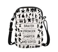 JTOUK Broadway Musical Tote Bag Broadway Inspired Gift Musical Theatre Gift for Girlfriend Mother (BRAVER all Musical CR EU)