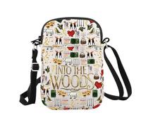 JTOUK Broadway Theatre Gift Into Wood Musical Fans Gift Broadway Musical Lover Gift Cosmetic Zipper Pouch (Into Wood Cr EU)
