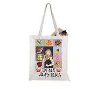 JTOUK Buff Vampire Inspired Gift In My Buffy Era Vampire TV Show Lover Tote Bag (Buffy Era Tote EU)