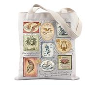 JTOUK Camp Half Blood Tote Bag Greek Mythology Gift Percy Fan Merch Bookish Book Lover Gift (My Pancakes Tote EU)