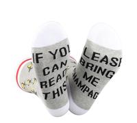 JTOUK Champagne Gift Wine Lover Gift Alcohol Gift Champagne Themed Socks for Champagne Lover (L, Bring Me Champagne EU)