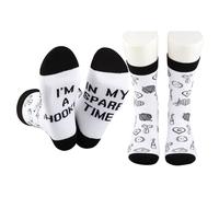 JTOUK Crochet Gift crocheting Lover Gift I'M A Hooker In My Spare Time Novelty Knitting Crochet Socks Gift for Knitters (UK, Alpha, One Size, Regular, Regular, I'M A Hooker EU)