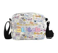 JTOUK Cross Stitch Crossbody Bag It’s A Good Day to Stitch Quilting Sewing Gift Seamstress Quilters Gift for Sewing Lover (To Stitch HKB EU)