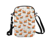 JTOUK Cute Capybara Gift for Women Capybara Lover Gift Capybara Zipper Pouch Makeup Bag (Capybara Cr EU)
